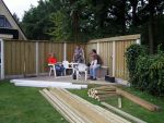 Nog geen tuinhuisje