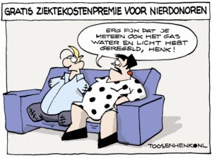 Henk is al een echte donor!